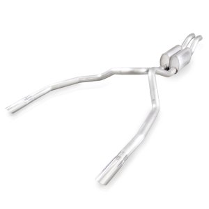 Ford F-150 Performance Exhaust - Under Bumper Exit - Stainless Works - Cat Back, Chambered Mufflers, 3.5